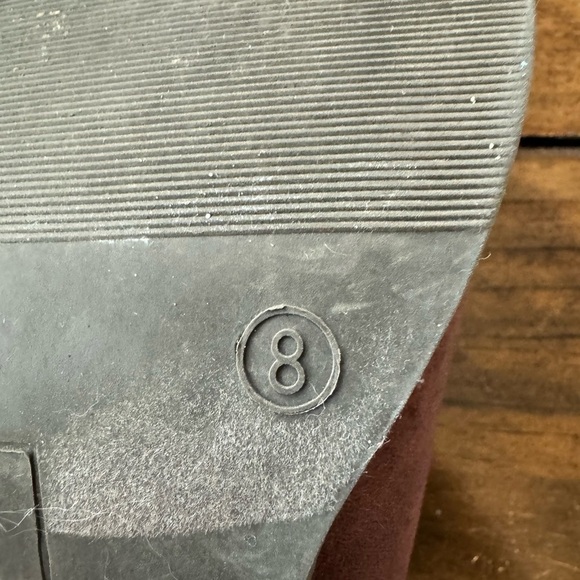 New Directions. Brown Bootie. Slouched look faux suede. Size 8 - Picture 12 of 12